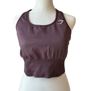 GYMSHARK purple sports bra • Size L